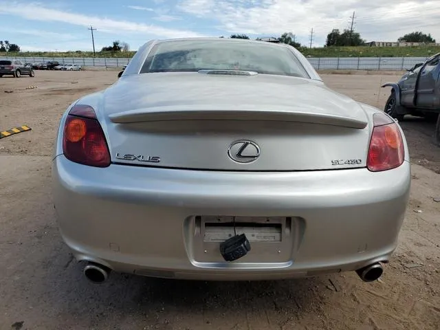 JTHFN48Y220015520 2002 2002 Lexus SC- 430 6