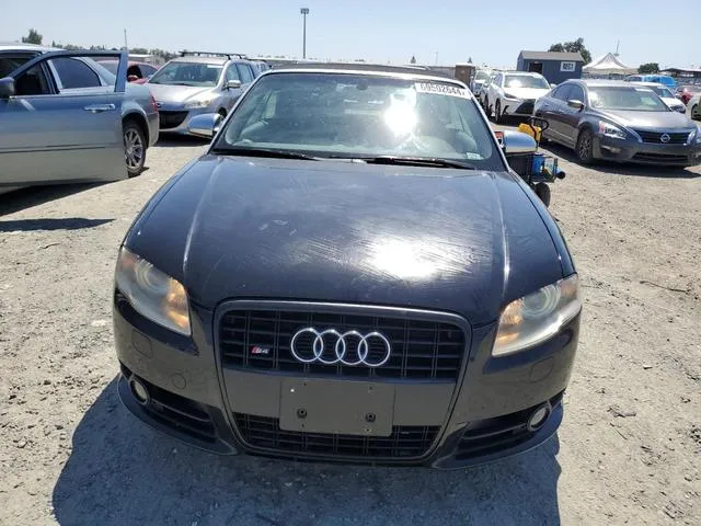 WUARL48HX8K900021 2008 2008 Audi S4- Quattro Cabriolet 5