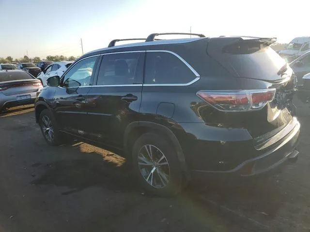 5TDJKRFH8GS316656 2016 2016 Toyota Highlander- Xle 2