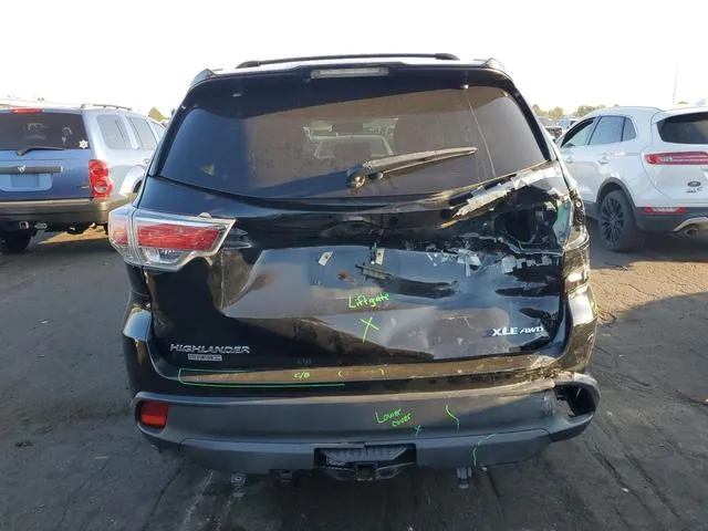 5TDJKRFH8GS316656 2016 2016 Toyota Highlander- Xle 6