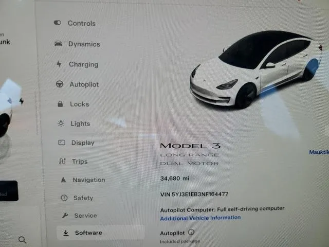 5YJ3E1EB3NF164477 2022 2022 Tesla MODEL 3 9