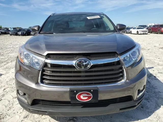 5TDDKRFH0GS313618 2016 2016 Toyota Highlander- Limited 5