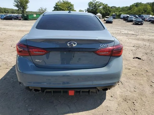 JN1FV7DR4NM390178 2022 2022 Infiniti Q50- Red Sport 400 6