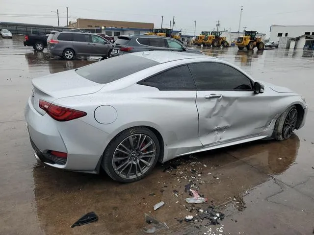 JN1FV7EK0HM610261 2017 2017 Infiniti Q60- Red Sport 400 3