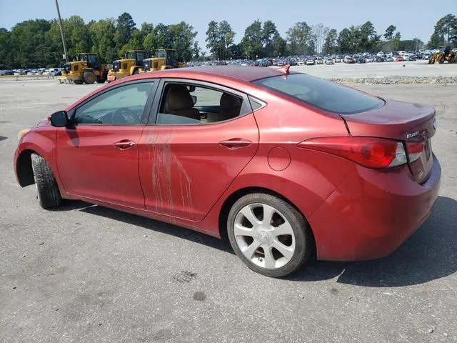 KMHDH4AE9BU105350 2011 2011 Hyundai Elantra- Gls 2