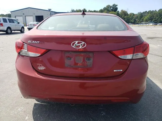 KMHDH4AE9BU105350 2011 2011 Hyundai Elantra- Gls 6