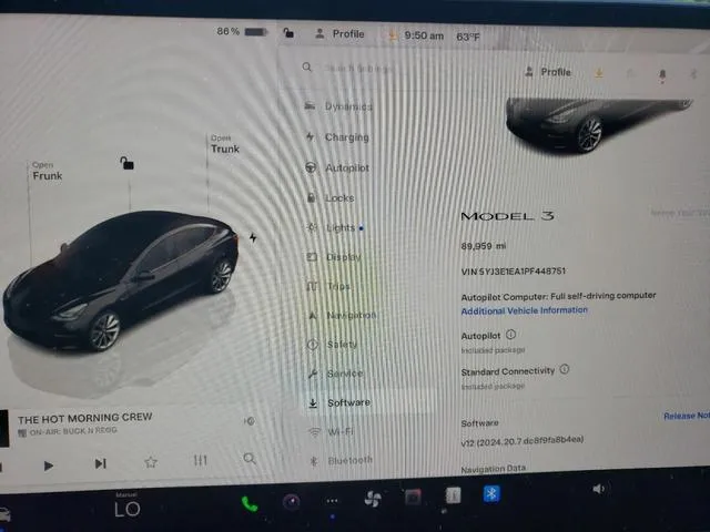 5YJ3E1EA1PF448751 2023 2023 Tesla MODEL 3 9