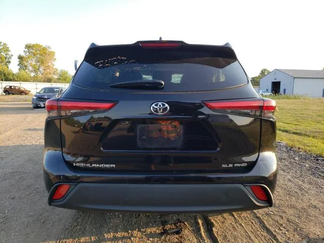 5TDGZRBH7MS140805 2021 2021 Toyota Highlander- Xle 6