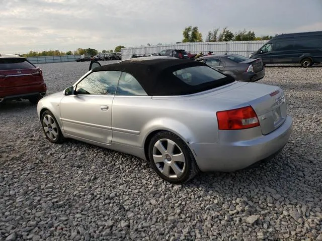 WAUAC48H63K029294 2003 2003 Audi A4- 1-8 Cabriolet 2