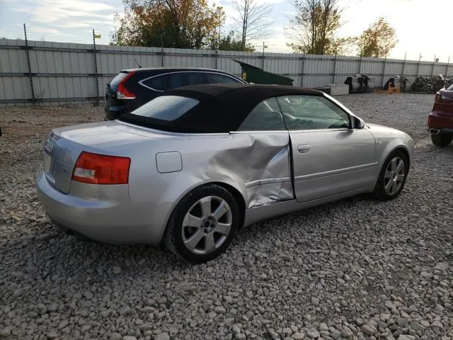 WAUAC48H63K029294 2003 2003 Audi A4- 1-8 Cabriolet 3