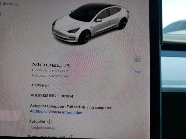 5YJ3E1EB7LF801674 2020 2020 Tesla MODEL 3 9