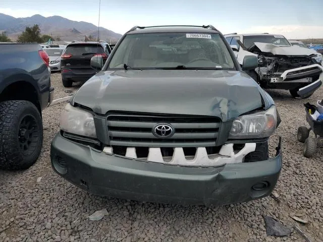 JTEGD21A350110484 2005 2005 Toyota Highlander 5