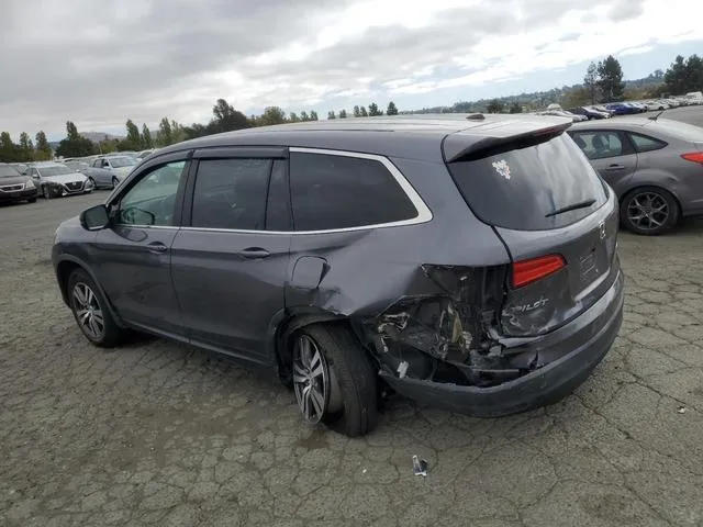 5FNYF6H79HB007130 2017 2017 Honda Pilot- Exln 2