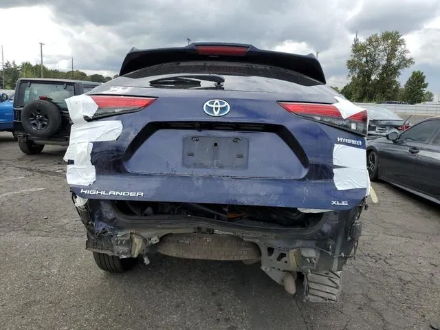 5TDHBRCHXLS508965 2020 2020 Toyota Highlander- Hybrid Xle 6