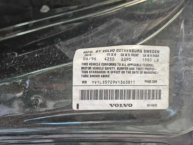 YV1LS5729V1363811 1997 1997 Volvo 850- T5 10