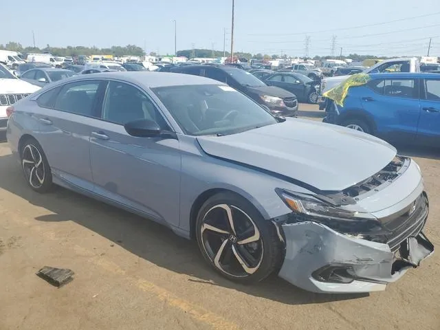 1HGCV1F31NA080496 2022 2022 Honda Accord- Sport 4