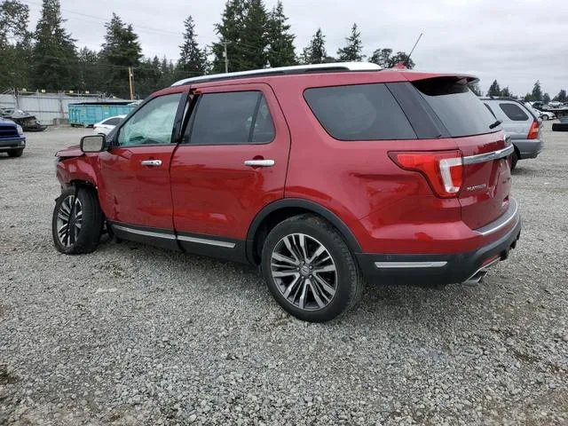 1FM5K8HT3JGC06818 2018 2018 Ford Explorer- Platinum 2