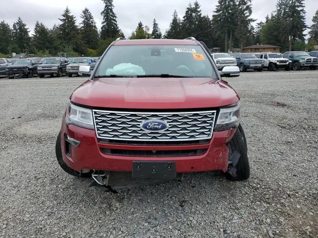 1FM5K8HT3JGC06818 2018 2018 Ford Explorer- Platinum 5