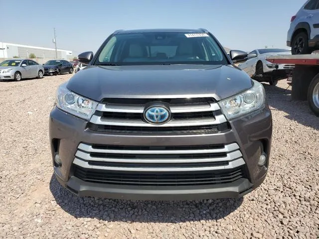 5TDJGRFH2HS034337 2017 2017 Toyota Highlander- Hybrid 5