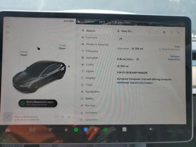 5YJ3E1EA9PF469296 2023 2023 Tesla MODEL 3 9