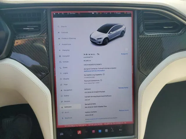 5YJXCBE27LF303813 2020 2020 Tesla MODEL X 9