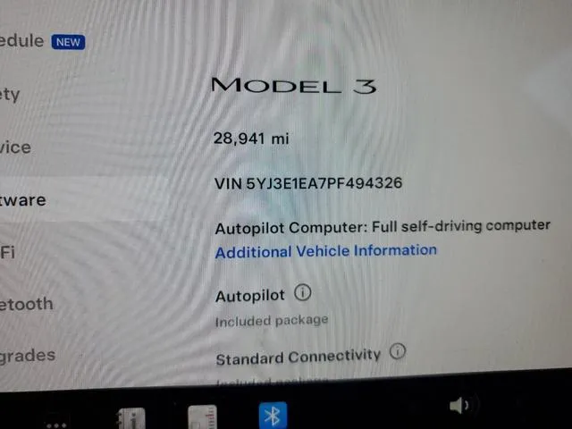 5YJ3E1EA7PF494326 2023 2023 Tesla MODEL 3 9