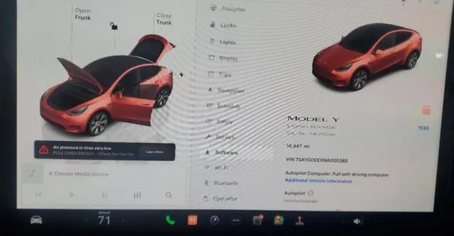 7SAYGDEEXNA005385 2022 2022 Tesla MODEL Y 9