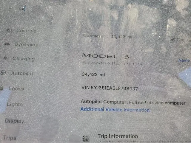 5YJ3E1EA5LF738937 2020 2020 Tesla MODEL 3 9