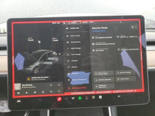 5YJYGDEE2LF055095 2020 2020 Tesla MODEL Y 9