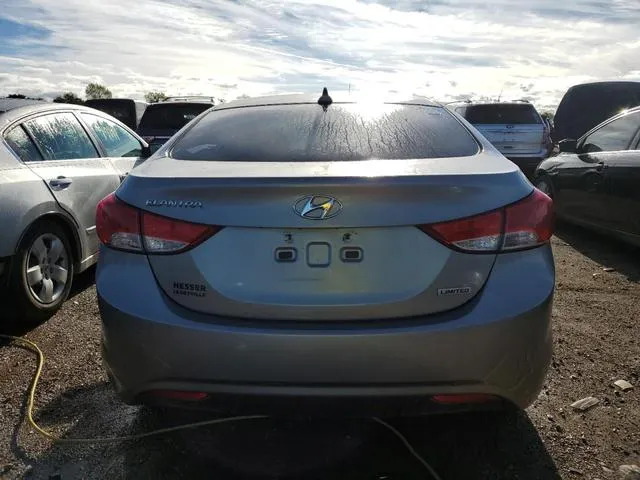 KMHDH4AE6CU296100 2012 2012 Hyundai Elantra- Gls 6