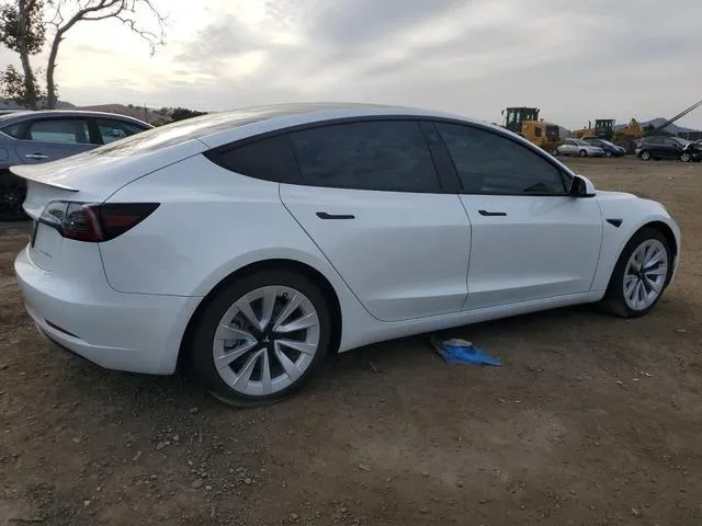 5YJ3E1EB8NF321369 2022 2022 Tesla MODEL 3 3