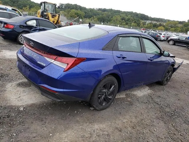 KMHLM4AJ3PU088993 2023 2023 Hyundai Elantra- Blue 3