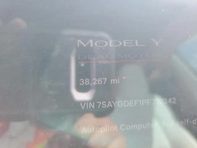 7SAYGDEF1PF712342 2023 2023 Tesla MODEL Y 9