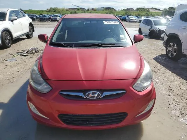 KMHCU4AE6CU261323 2012 2012 Hyundai Accent- Gls 5