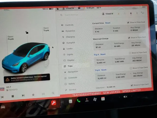 7SAYGDEEXPF908951 2023 2023 Tesla MODEL Y 9