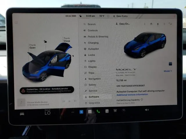 7SAYGDEEXPF836097 2023 2023 Tesla MODEL Y 9