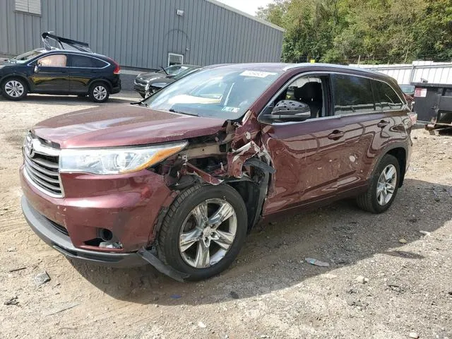 5TDDKRFH8ES048931 2014 2014 Toyota Highlander- Limited 1