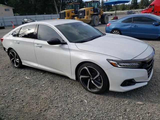 1HGCV1F3XMA079507 2021 2021 Honda Accord- Sport 4