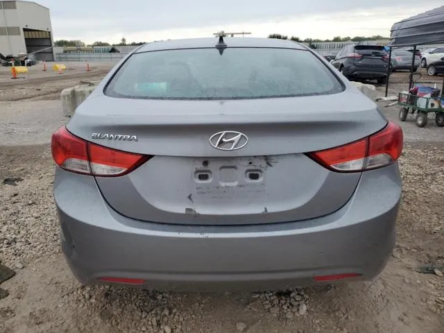 KMHDH4AE0CU398878 2012 2012 Hyundai Elantra- Gls 6