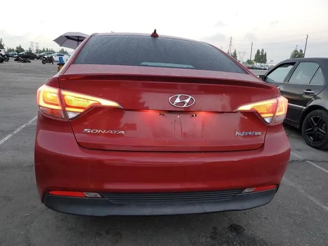 KMHE24L12GA030225 2016 2016 Hyundai Sonata- Hybrid 6