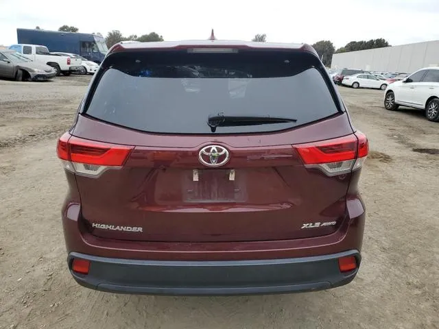 5TDJZRFH4KS729808 2019 2019 Toyota Highlander- SE 6