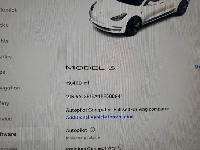 5YJ3E1EA4PF588941 2023 2023 Tesla MODEL 3 9