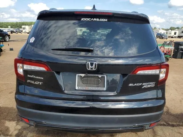 5FNYF6H70NB083637 2022 2022 Honda Pilot- Black 6