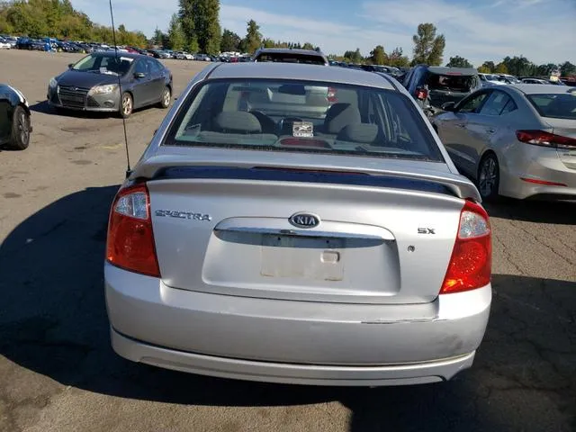 KNAFE121365249019 2006 2006 KIA Spectra- LX 6