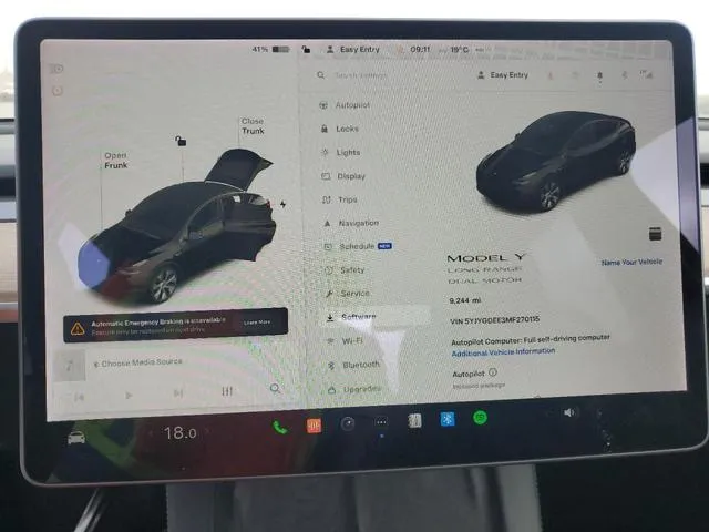 5YJYGDEE3MF270115 2021 2021 Tesla MODEL Y 9