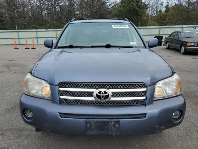 JTEEW21A360016950 2006 2006 Toyota Highlander- Hybrid 5