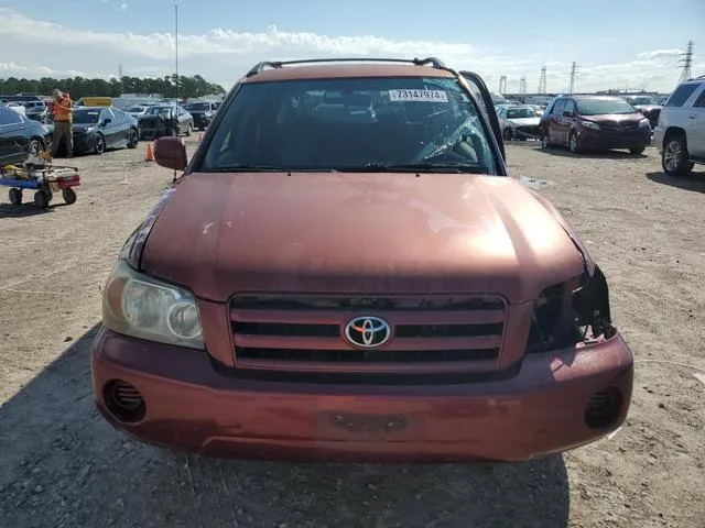 JTEGD21A860133731 2006 2006 Toyota Highlander 5