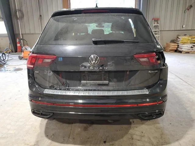 3VV8B7AX2PM018557 2023 2023 Volkswagen Tiguan- Se R-Line Black 6