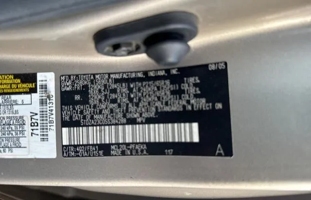 5TDZA23C05S384288 2005 2005 Toyota Sienna- CE 10