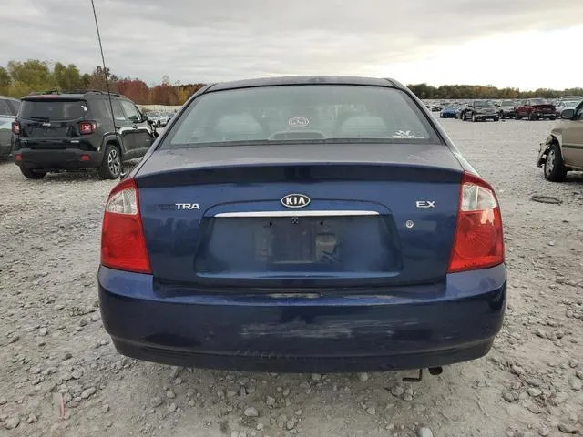 KNAFE121165357798 2006 2006 KIA Spectra- LX 6